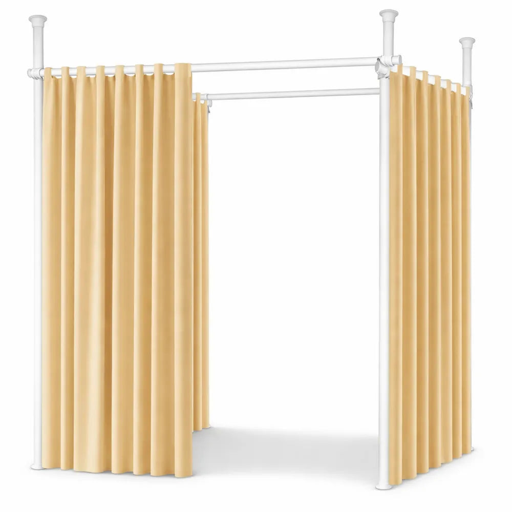 Cloison de séparation autoportante pour intérieur - 280 x 317 cm - Blanc