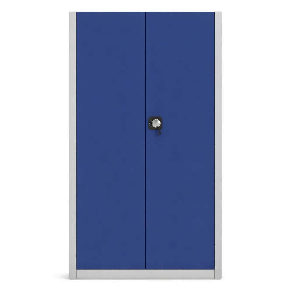 Armoire de rangement en métal avec étagères ajustables