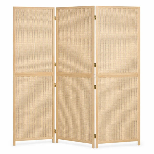 Paravent pliable en bambou et bois pour salon, 180x182 cm